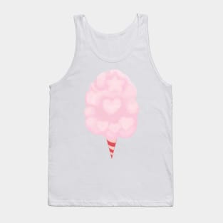 Cotton Candy, Hearts and Star Tank Top